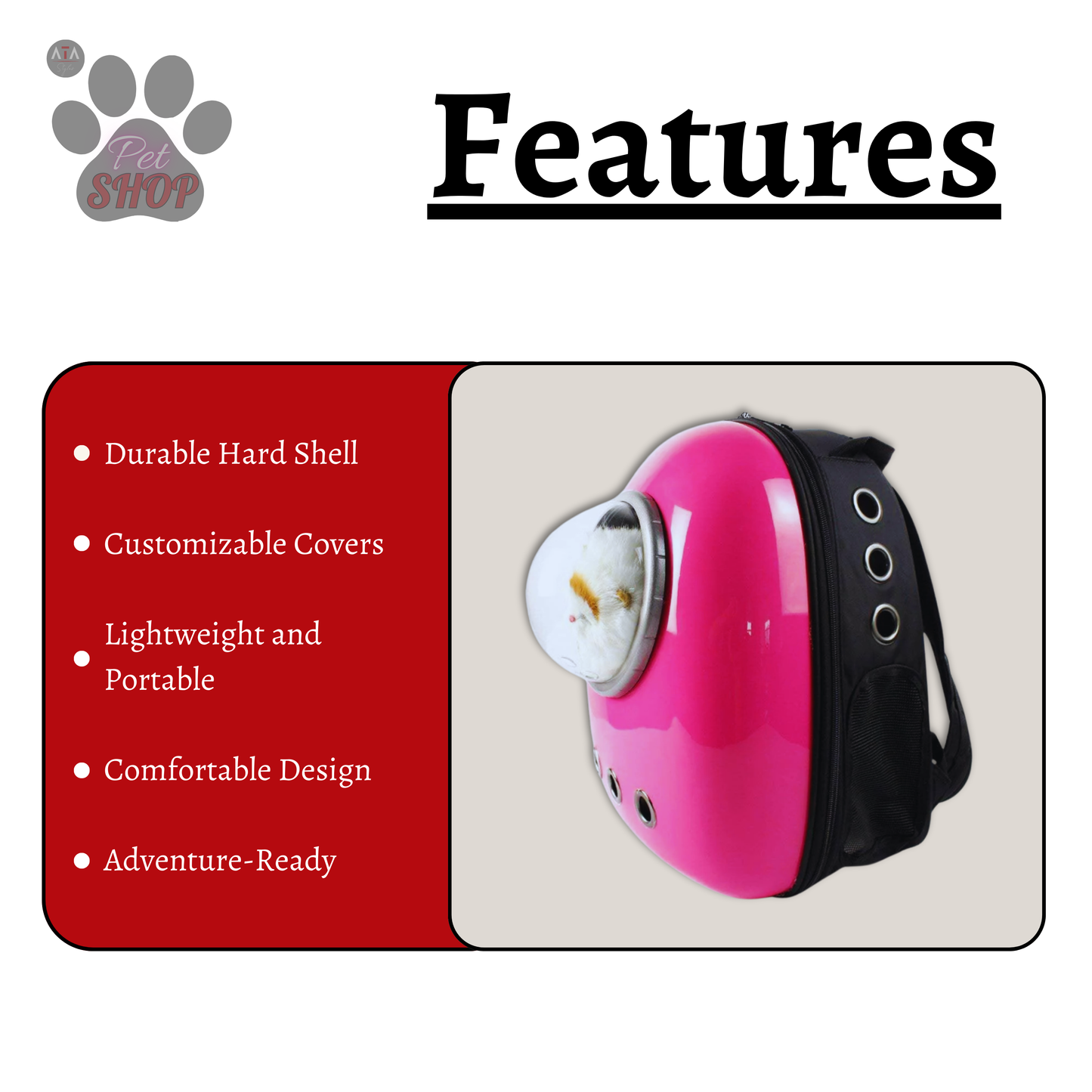 Compact Pet Carrier Backpack